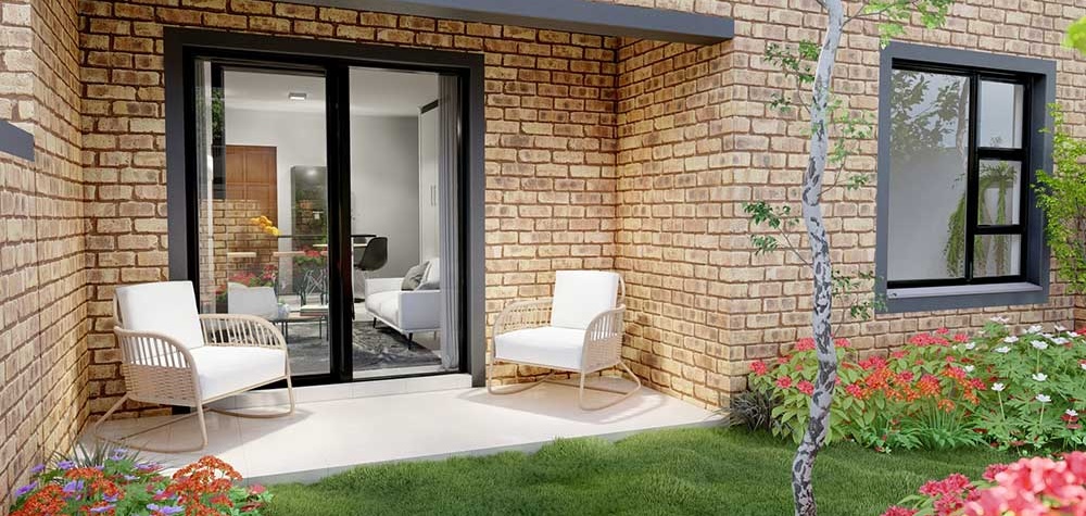 Private gardens + pet-friendly